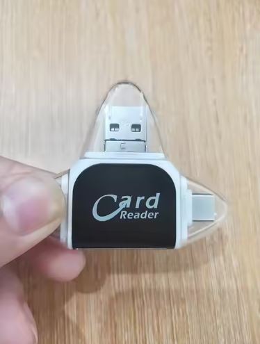 Lecteur de cartes micro usb, 4 en 1, pour smartphones et ordinateurs